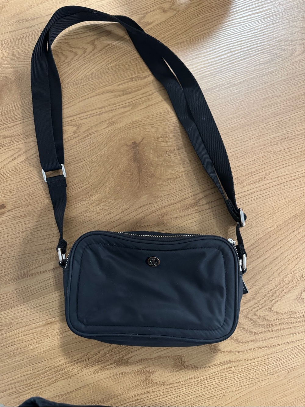 lululemon athletica Black Crossbody Belt Bag